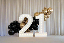 Load image into Gallery viewer, 21 Marquee Lights with Balloons