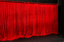 Load image into Gallery viewer, Red Velvet Backdrop Hire Auckland