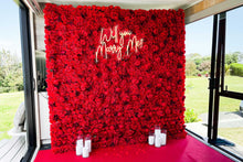 Load image into Gallery viewer, Floral wall with 'Will you marry me?'