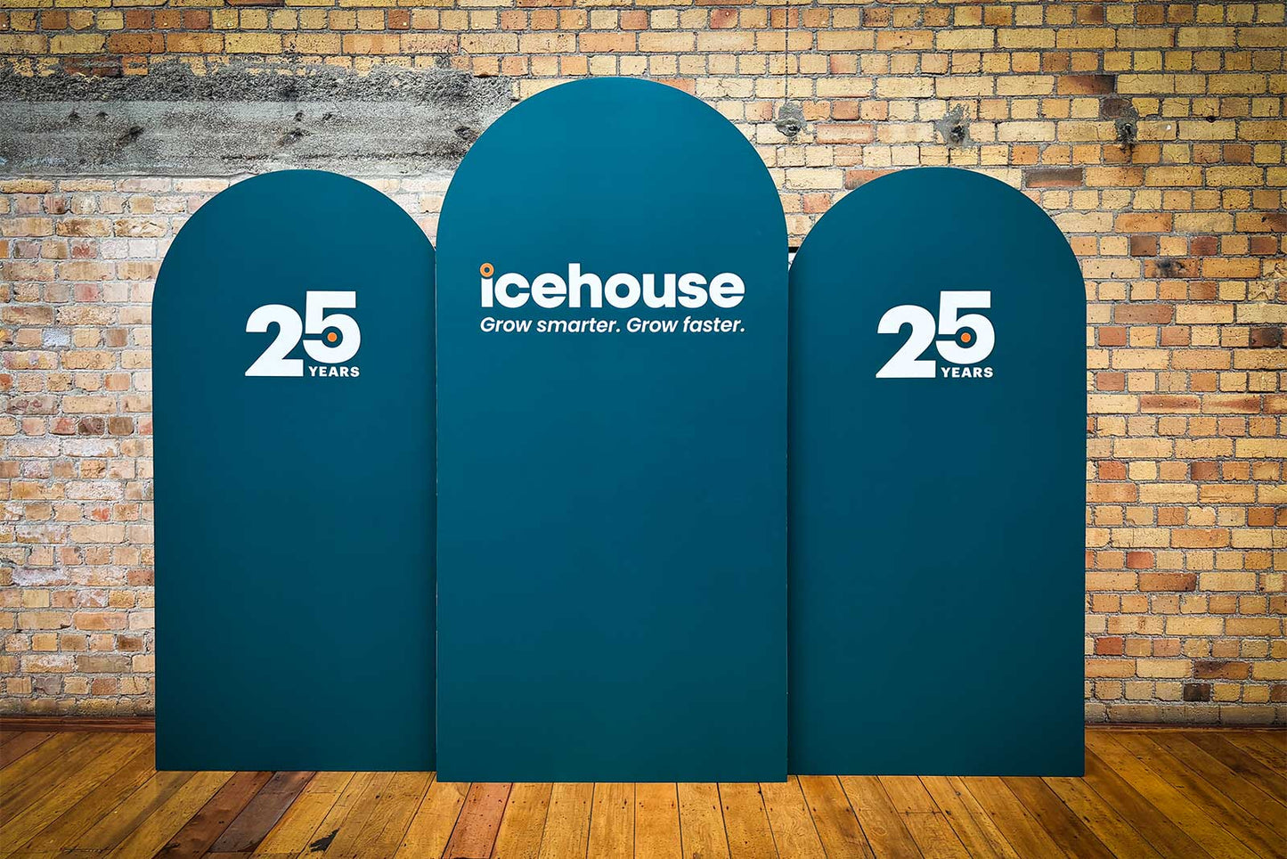 Custom printed arch backdrop for events and celebrations