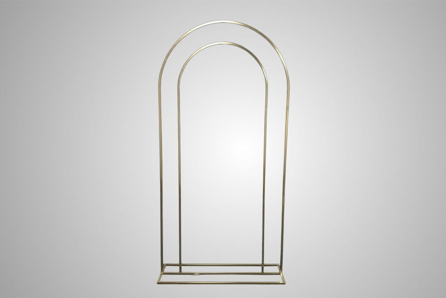 Gold archway hire for weddings, parties, and stylish corporate celebrations