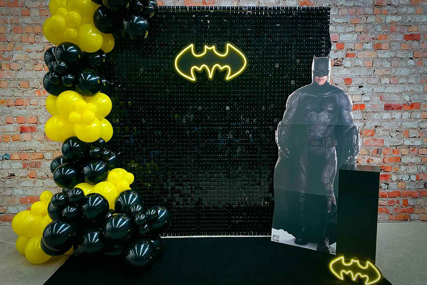 Plinth hire Auckland used as party display and photo backdrop feature