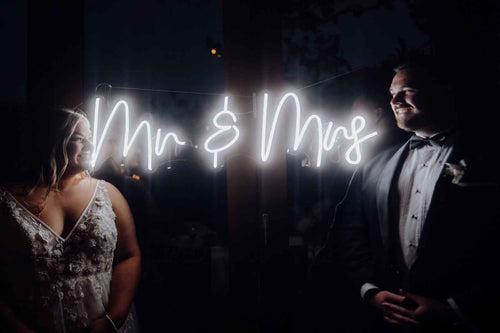 Mr & Mrs Neon Sign Hire
