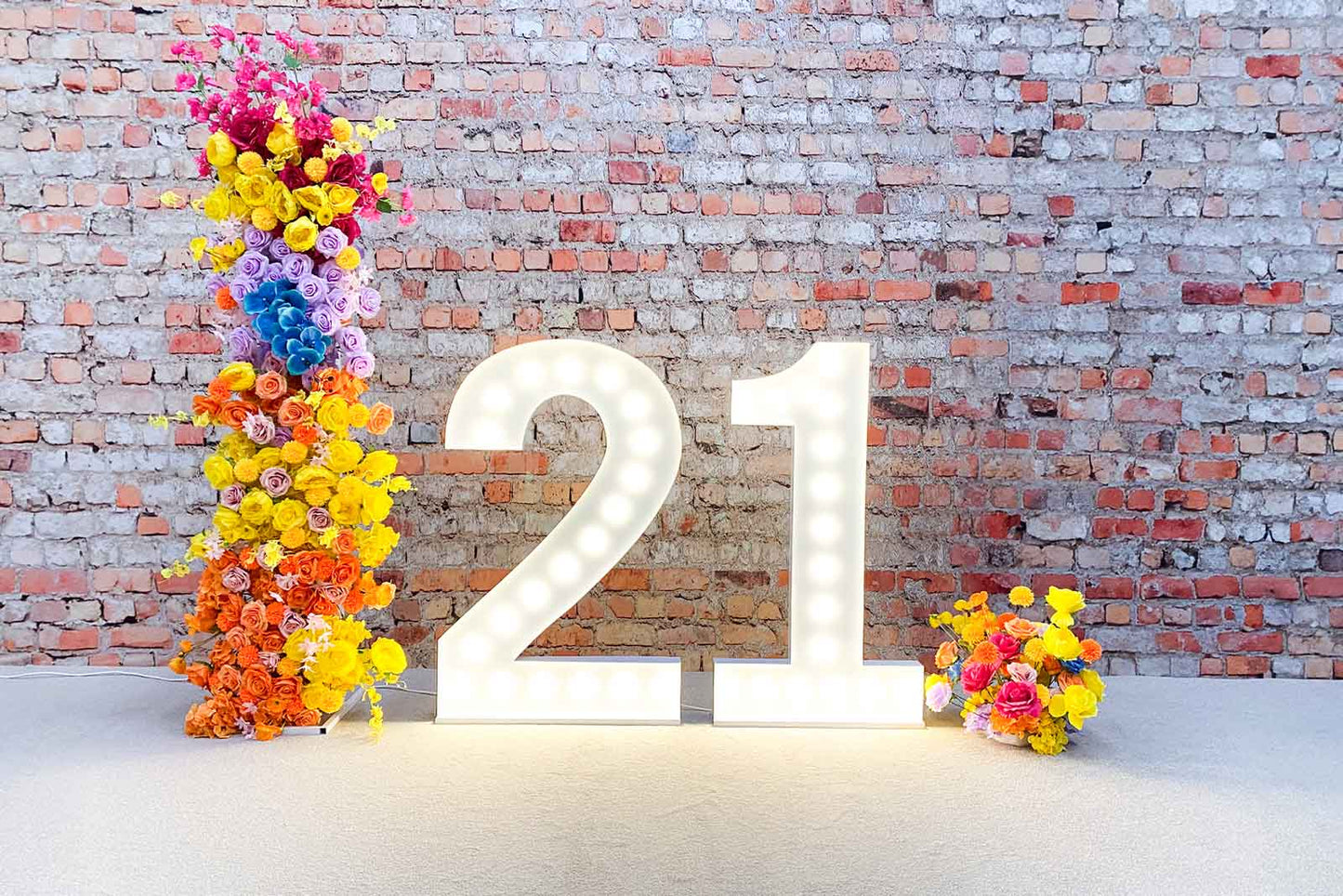 21st birthday backdrop NZ styled for party photos and celebrations