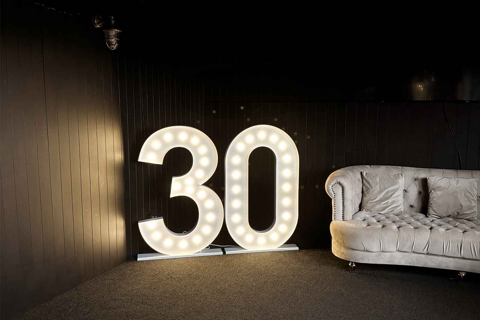 30 marquee lights for parties, events, or decorative displays