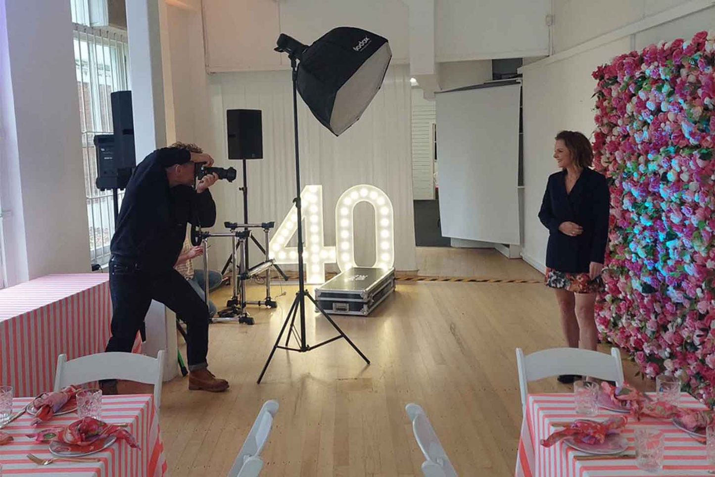 40 marquee lights for event signage and party décor