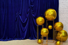 Load image into Gallery viewer, Royal Blue Velvet Backdrop Draping Curtain
