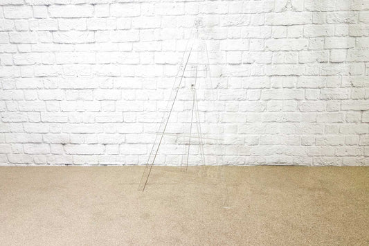 Clear acrylic easel for signs and displays