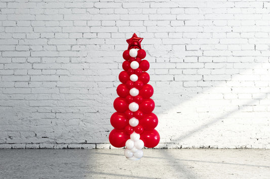 Flat balloon Christmas tree decoration for Auckland event