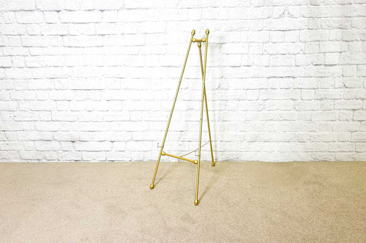 Gold easel for wedding signs and artwork