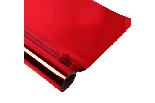 Roll of red mirror carpet 