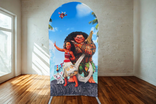 Moana Fabric Backdrop