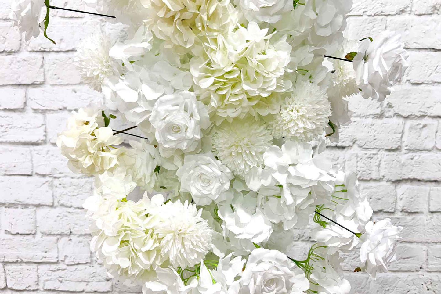 Artificial flowers for wedding décor and professional event styling