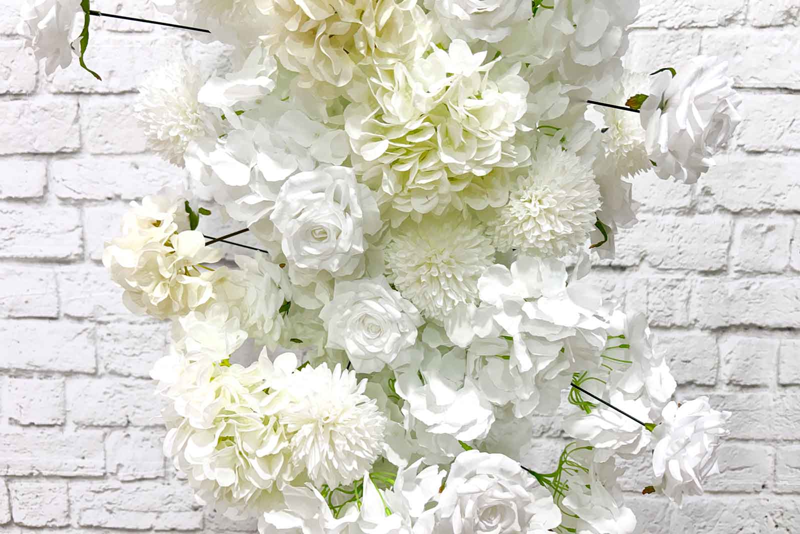 Artificial flowers for wedding décor and professional event styling