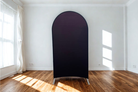 Black backdrop for parties, events, or photo displays