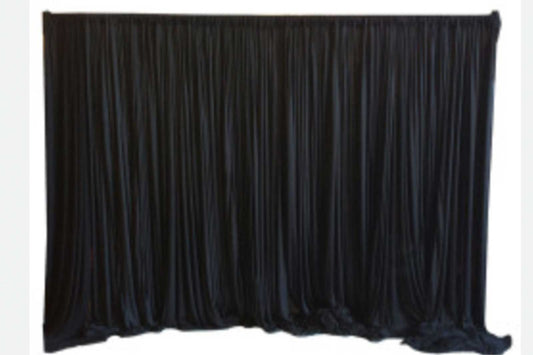 Black curtain hire for corporate events, conferences, and professional photo areas
