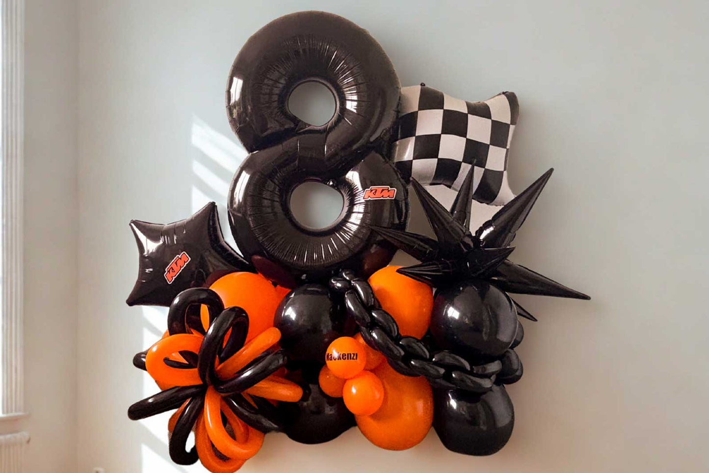 Decorative premium balloon bouquet stack for birthdays, parties, and celebrations