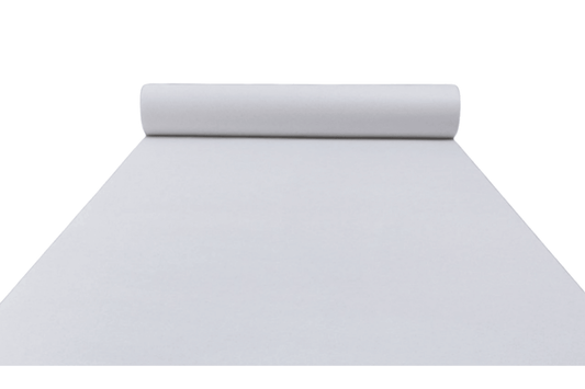 Disposable white carpet for hire, ideal for weddings, parties, and event entrances
