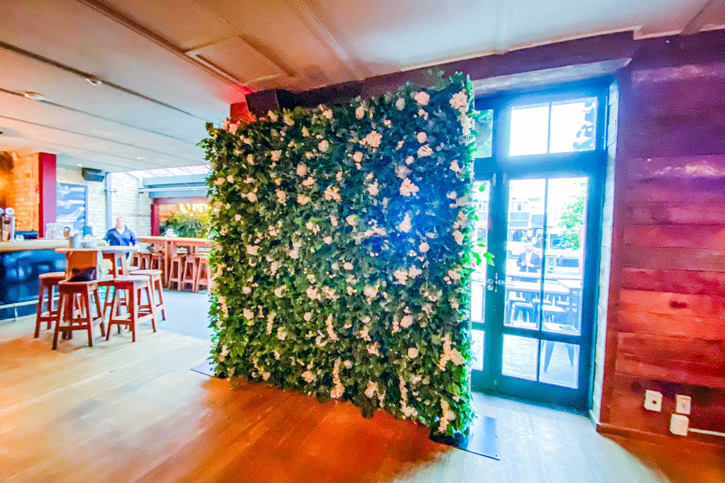 Flower wall backdrop for weddings, parties, corporate events, and social gatherings in Auckland NZ