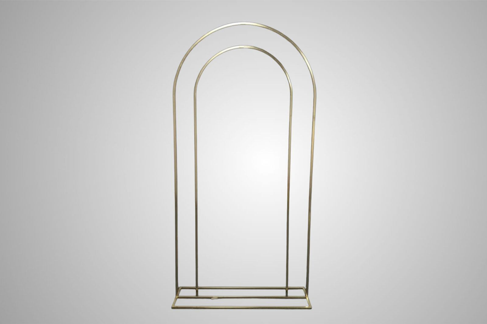 Gold archway hire for weddings, parties, and stylish corporate celebrations