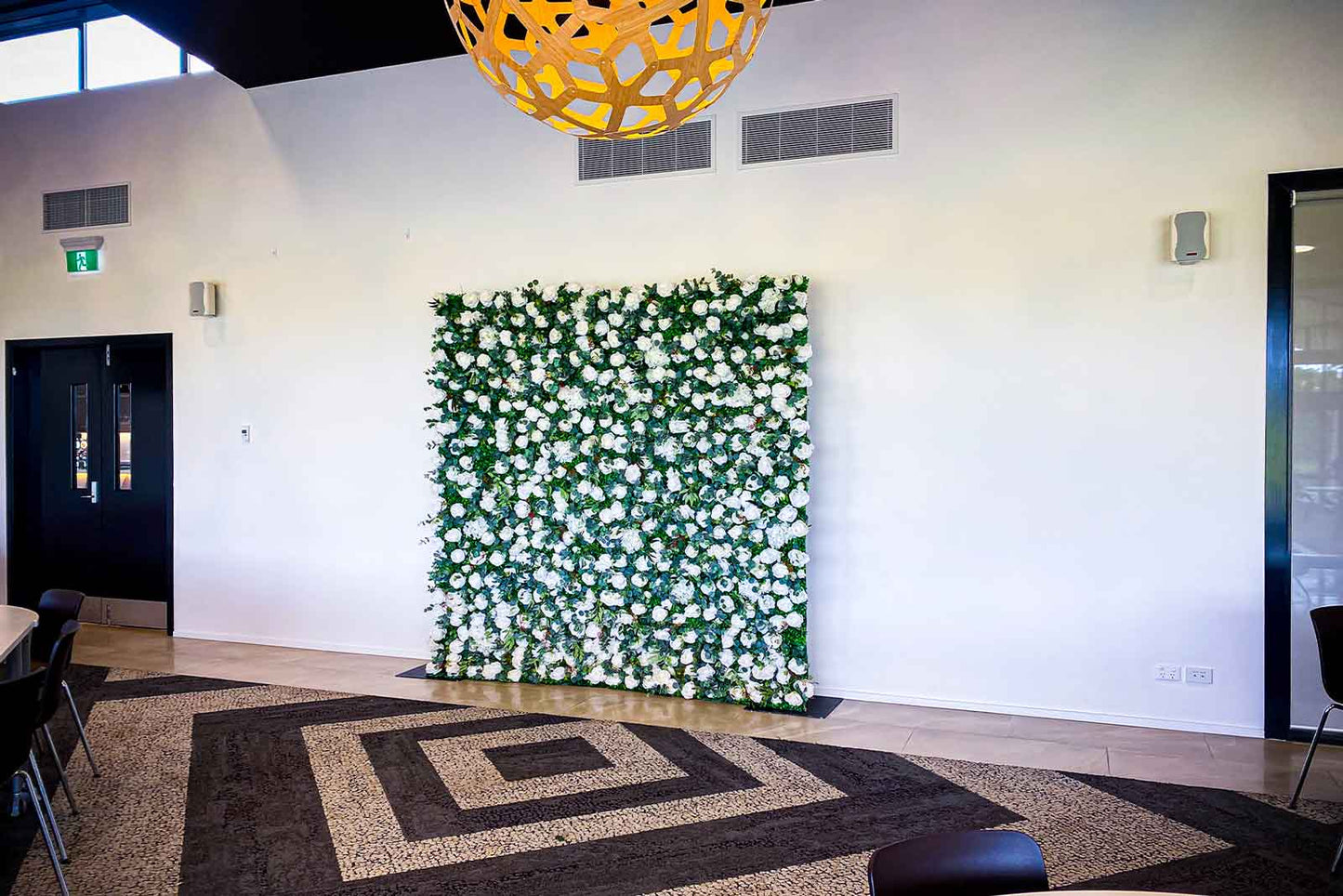 Luxury flower wall for weddings designed for memorable photo moments