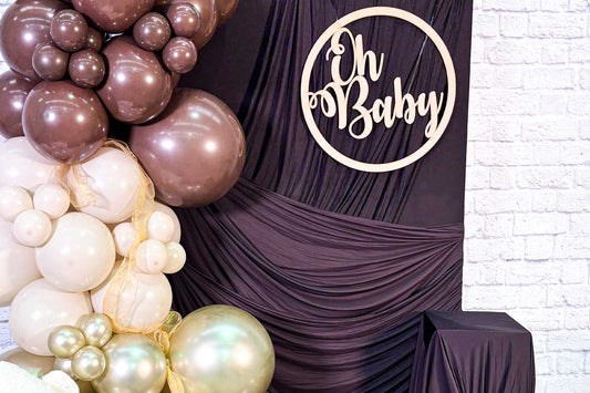 Oh Baby wooden sign for baby showers or celebration décor