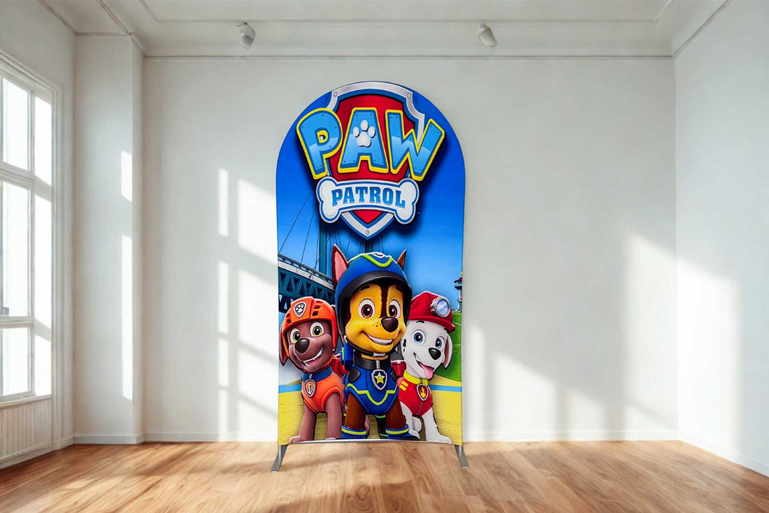 Paw Patrol Backdrop Hire Auckland | Kids Party Themed Backdrop Rental ...