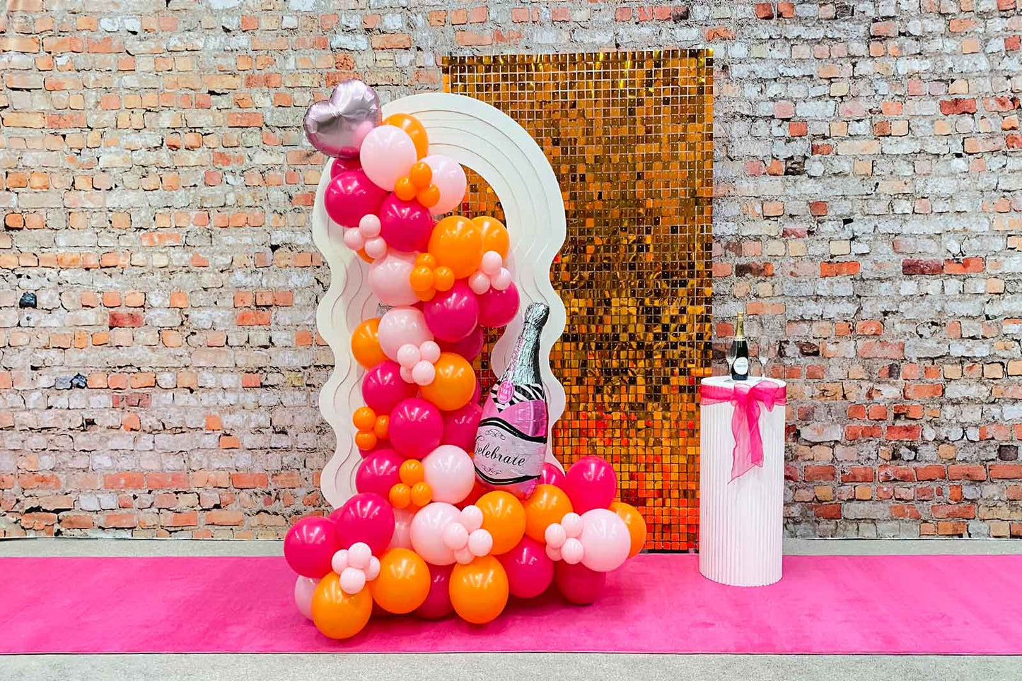 Hire pink carpet runner to add elegance and style to birthday parties and celebrations