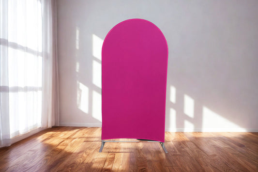 Pink fabric backdrop for parties, events, or photo displays