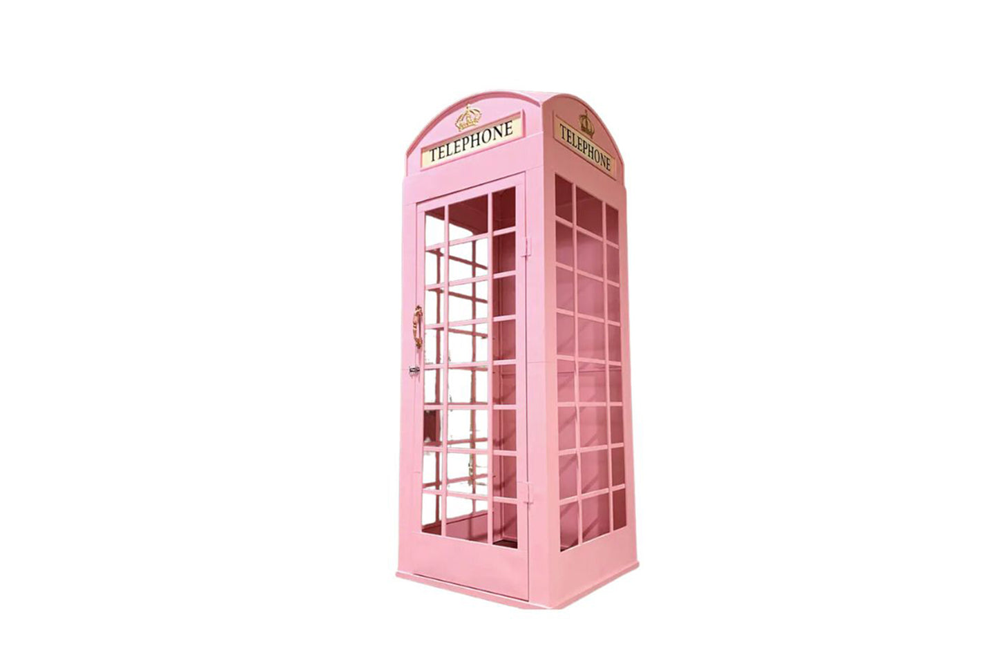 Decorative pink photo booth for parties and celebrations