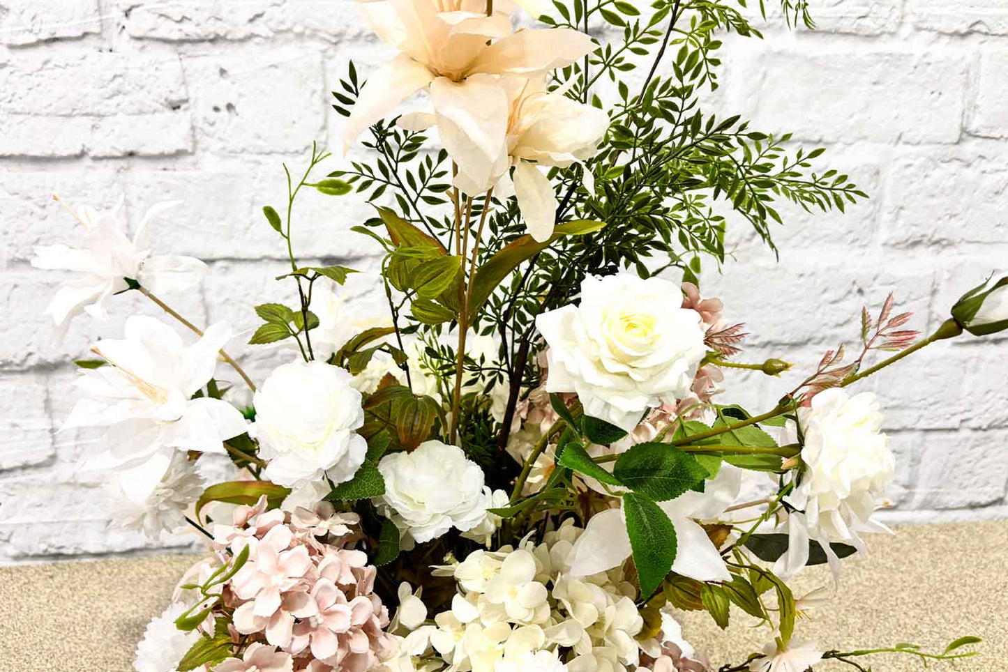 Realistic artificial flowers for hire to decorate kids’ parties and baby celebrations