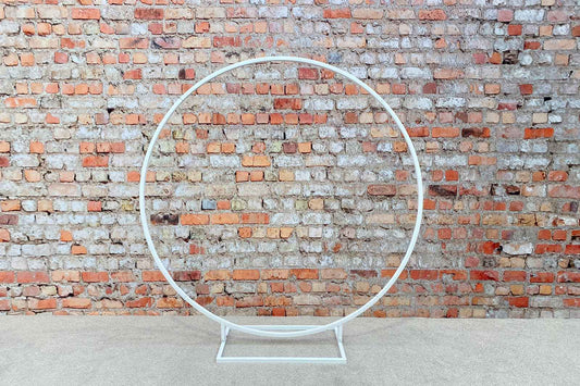 Round circle frame backdrop for parties, weddings, or event décor