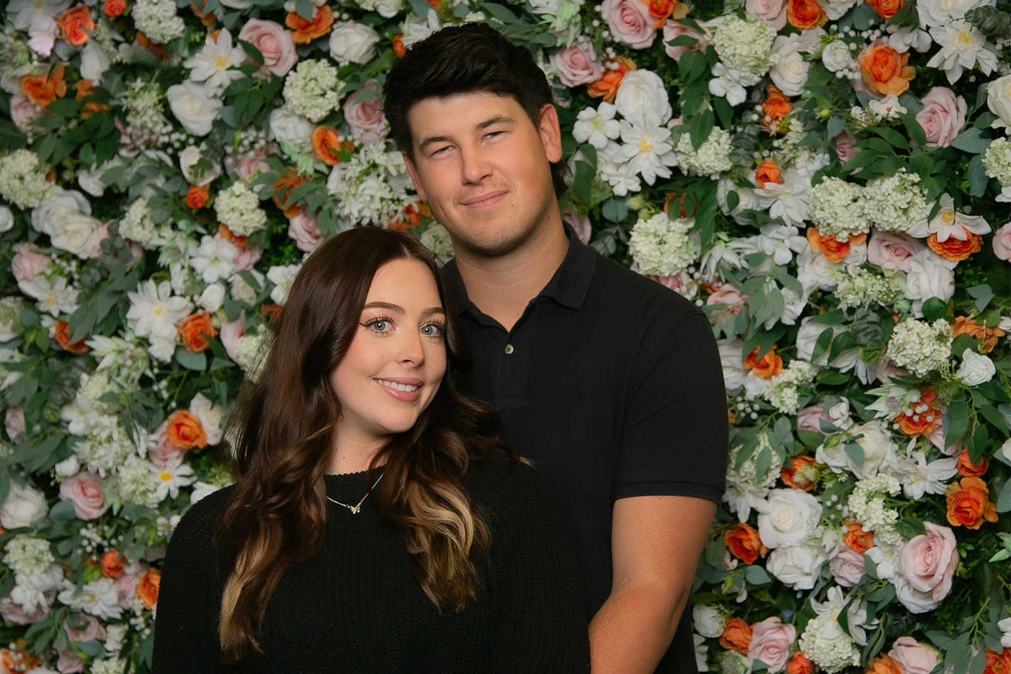 Versatile flower wall backdrop for birthdays, weddings, and corporate events