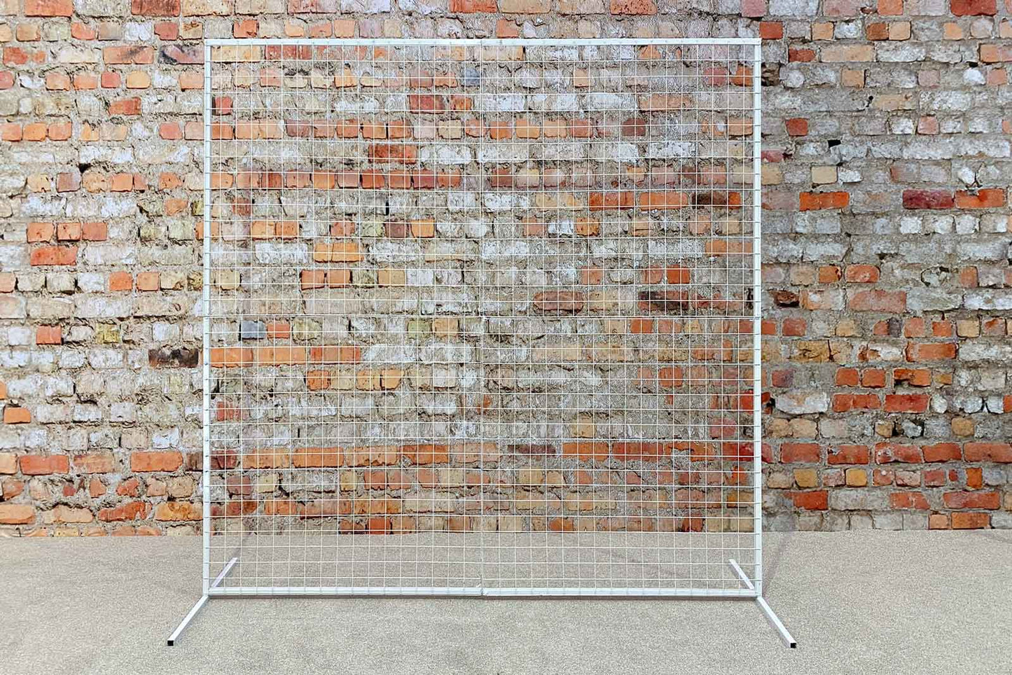 White mesh square backdrop for parties, events, or photo displays