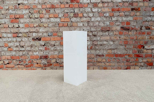 White plinth hire for events, parties, and product displays in Auckland