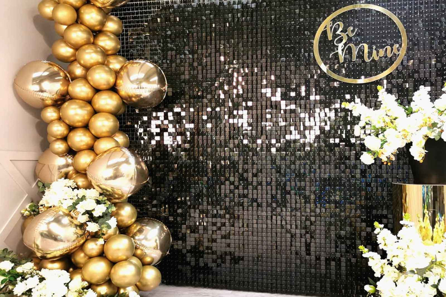 Shimmer Wall - Black