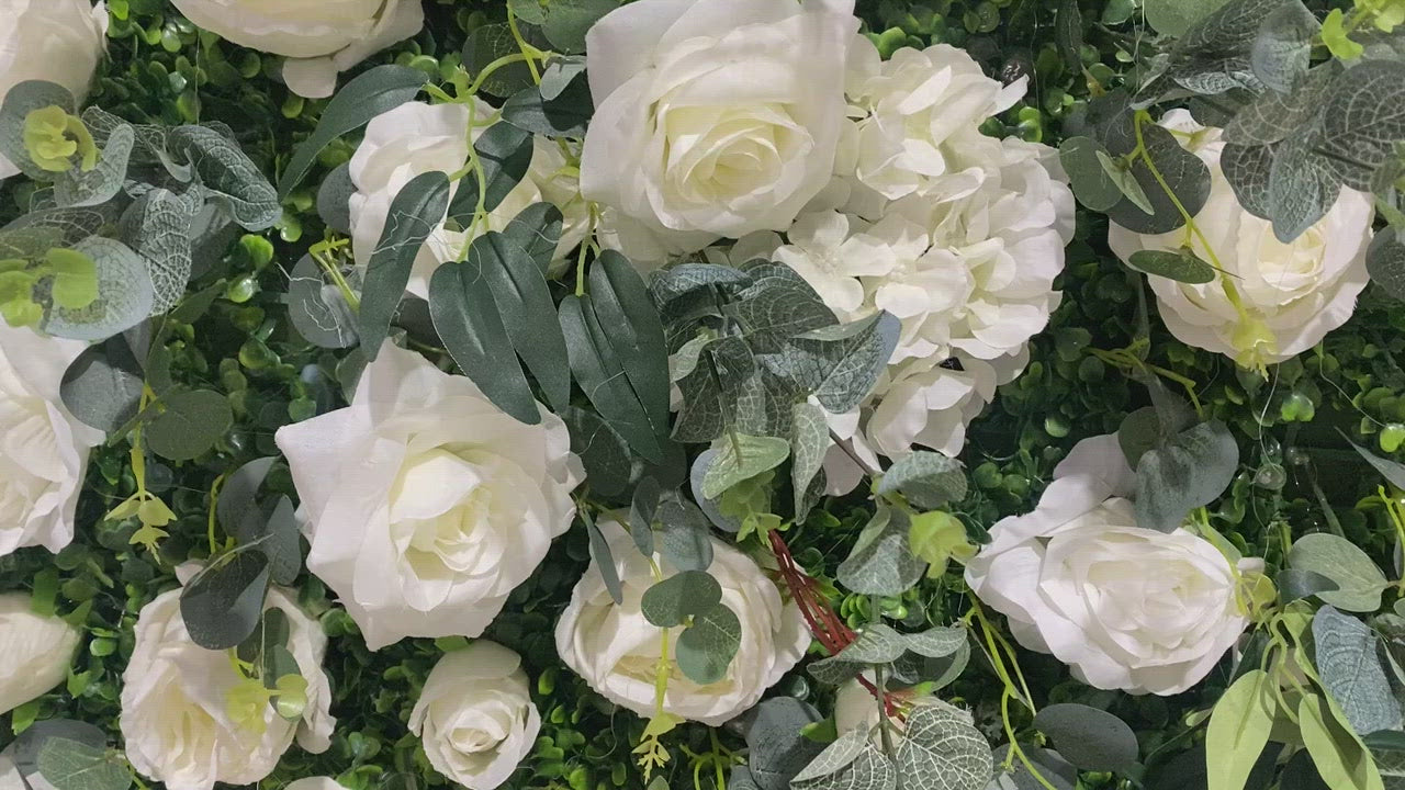 Floral wedding wall backdrop perfect for ceremony and reception styling