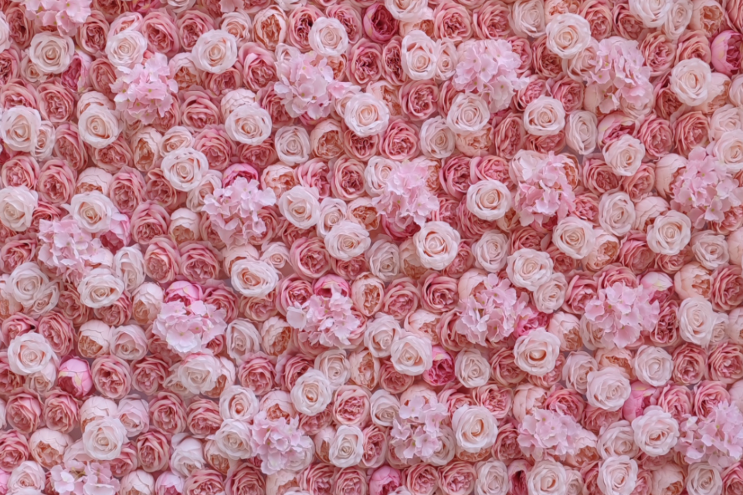 Decorative floral wall backdrop for photography and event styling
