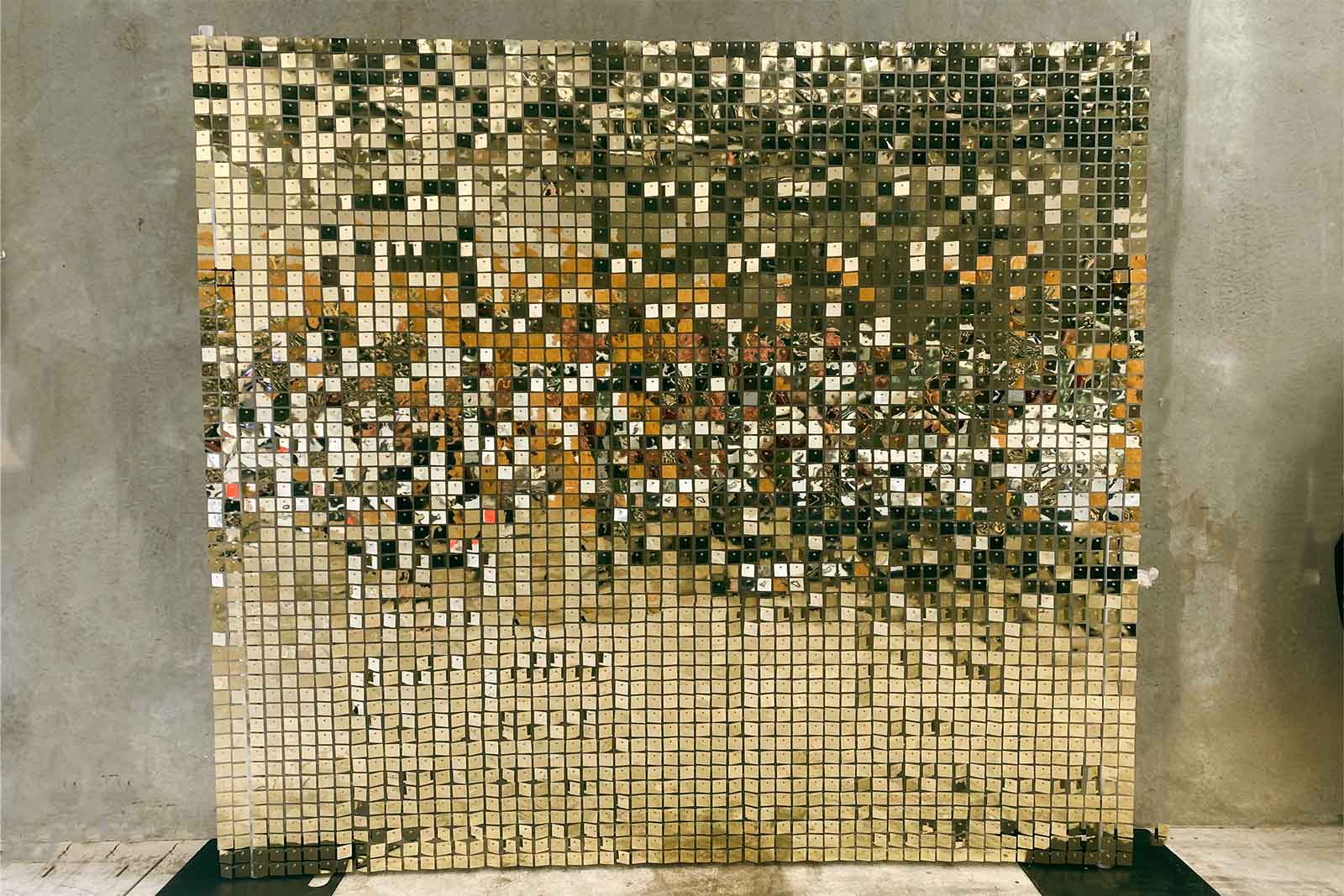 Corporate party decorations in Auckland with shimmer wall