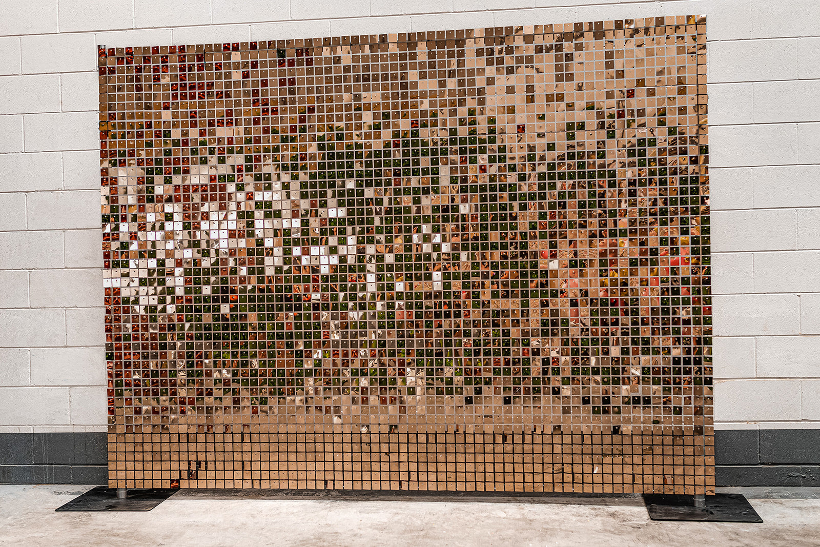 Rose gold shimmer wall backdrop for awards nights, conferences, and business gatherings